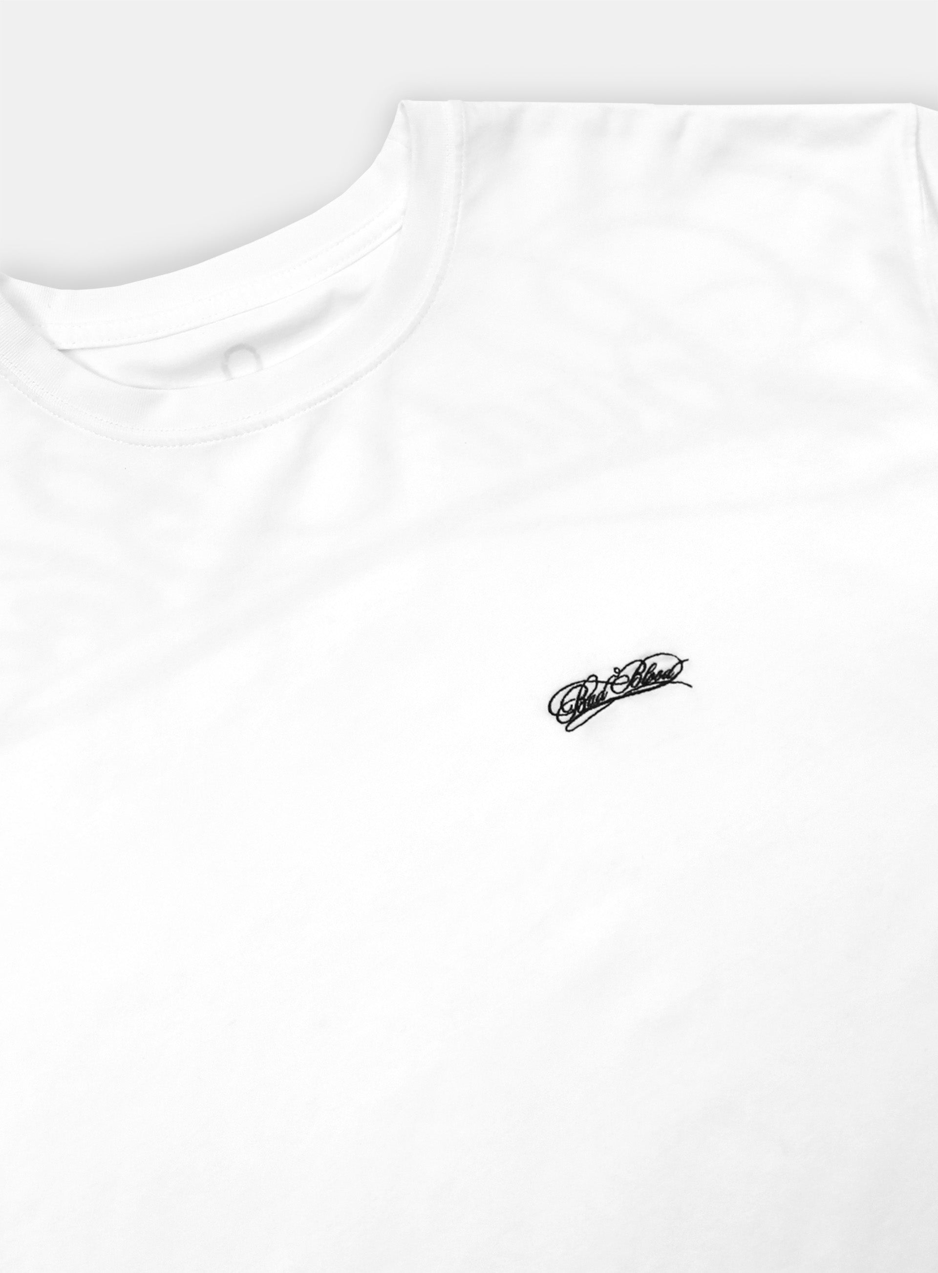 Badblood Dark Classic Logo T-Shirt White