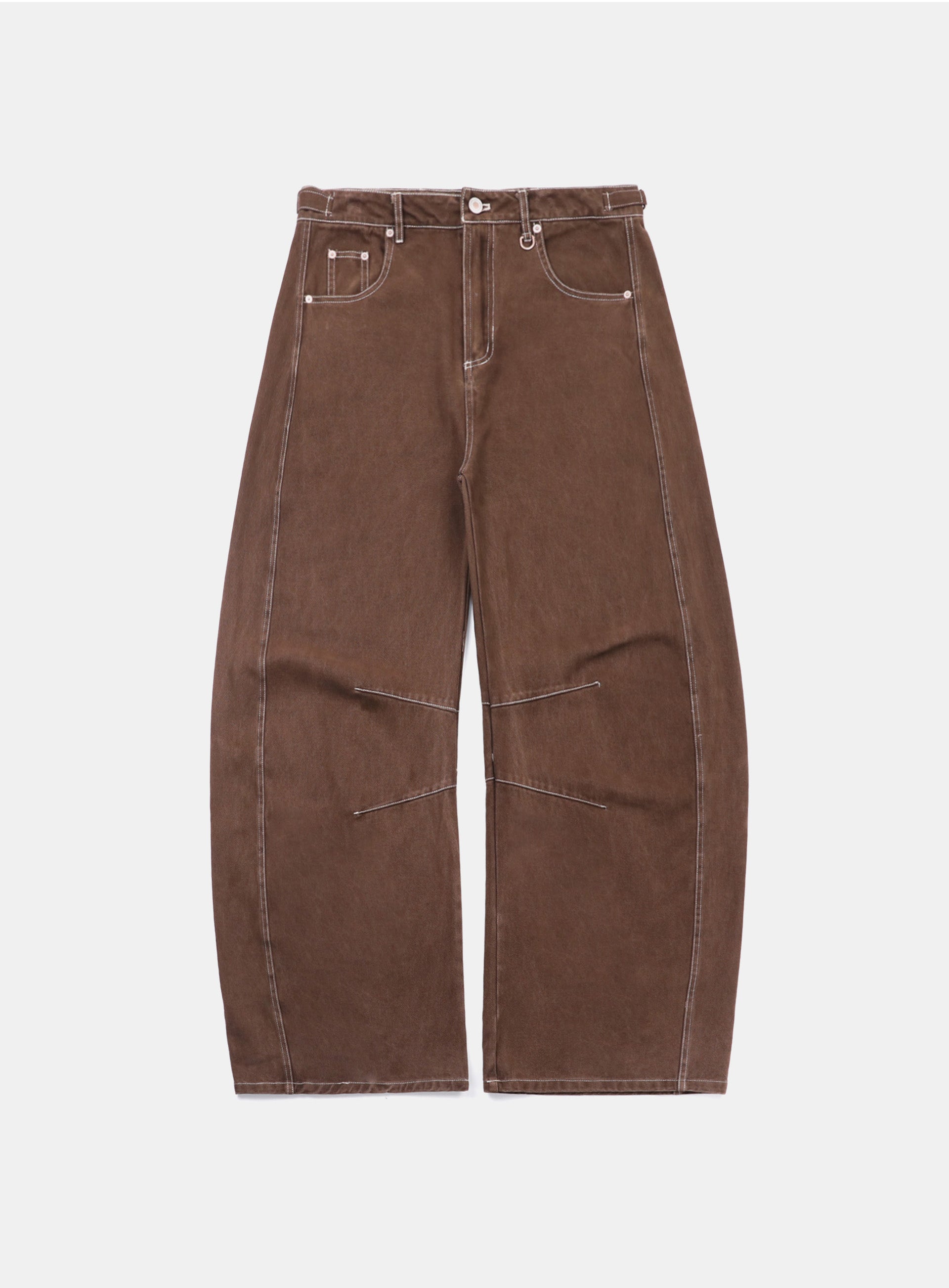 Badblood Noah Barrel Denim Jeans Tobacco