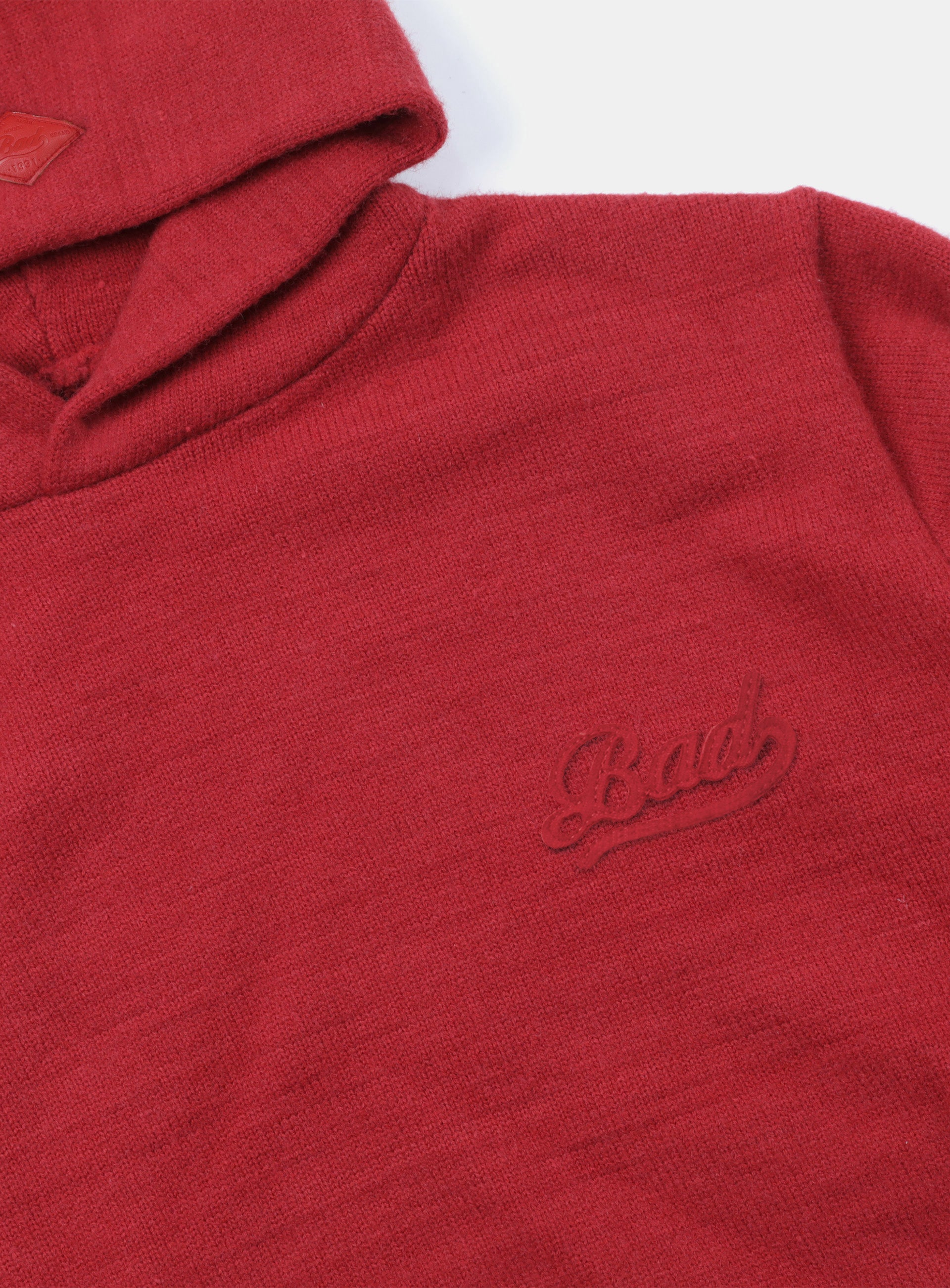 Badblood BS Heavy Wool Hood Red