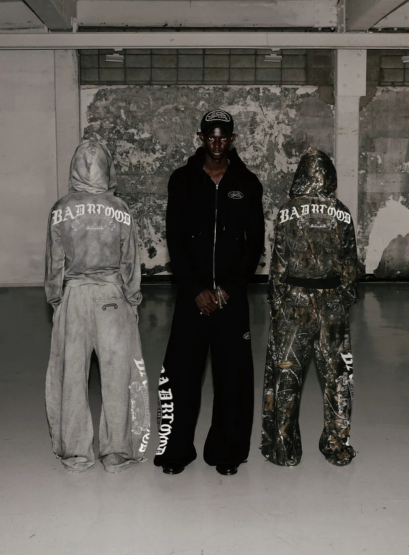 Badblood Mystic Capsule Hooded Zip-Up - Black/White