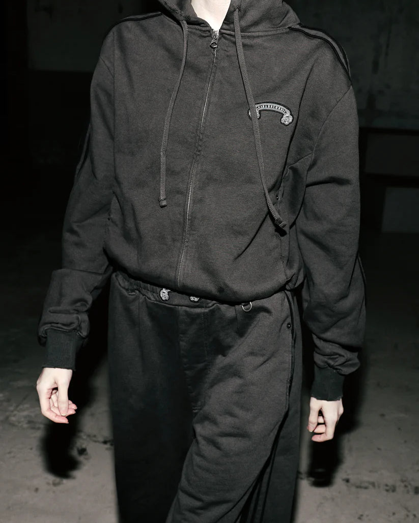 Badblood Billy Washed Jogger - Charcoal