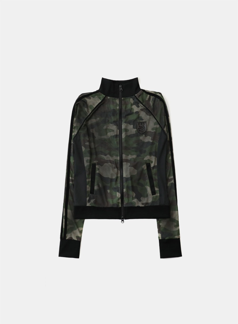 Badblood Vintage Club Track Zip-Up Green Camo