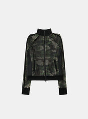 Badblood Vintage Club Track Zip-Up Green Camo