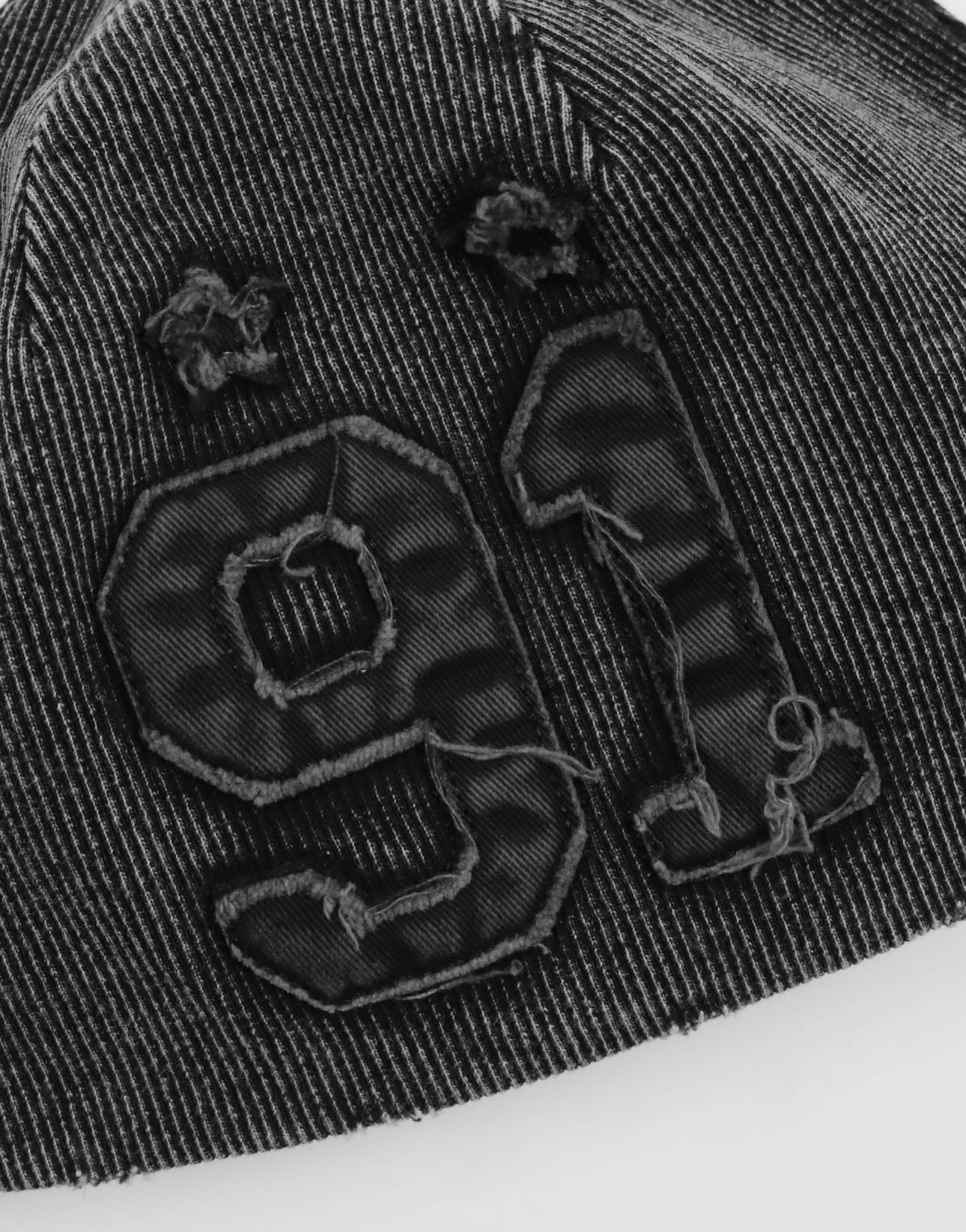 Badblood Rusty Denim Beanie Black