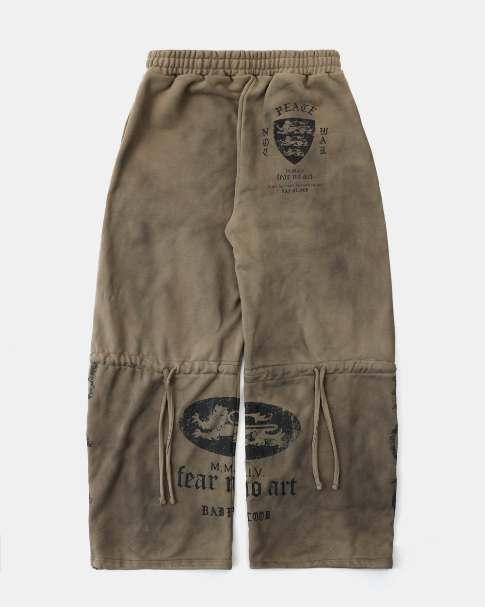 Badblood PEACE NOT WAR Jogger Dusty Beige