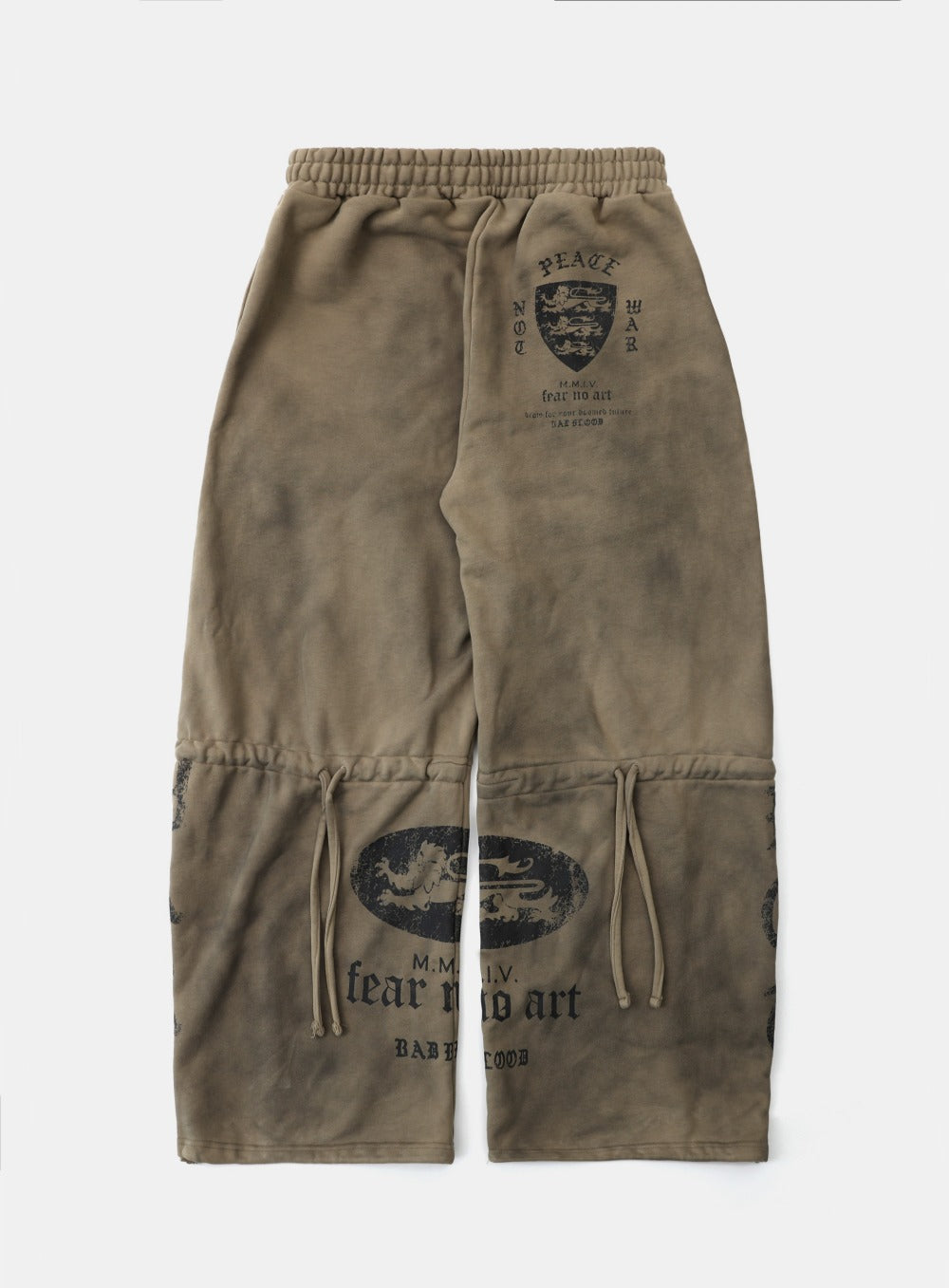 Badblood PEACE NOT WAR Jogger Dusty Beige