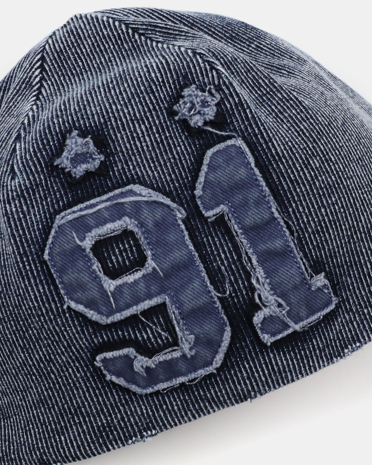 Badblood Rusty Denim Beanie Blue