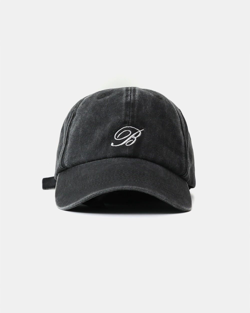Badblood Washed Classic Mini Logo Ball Cap - Black