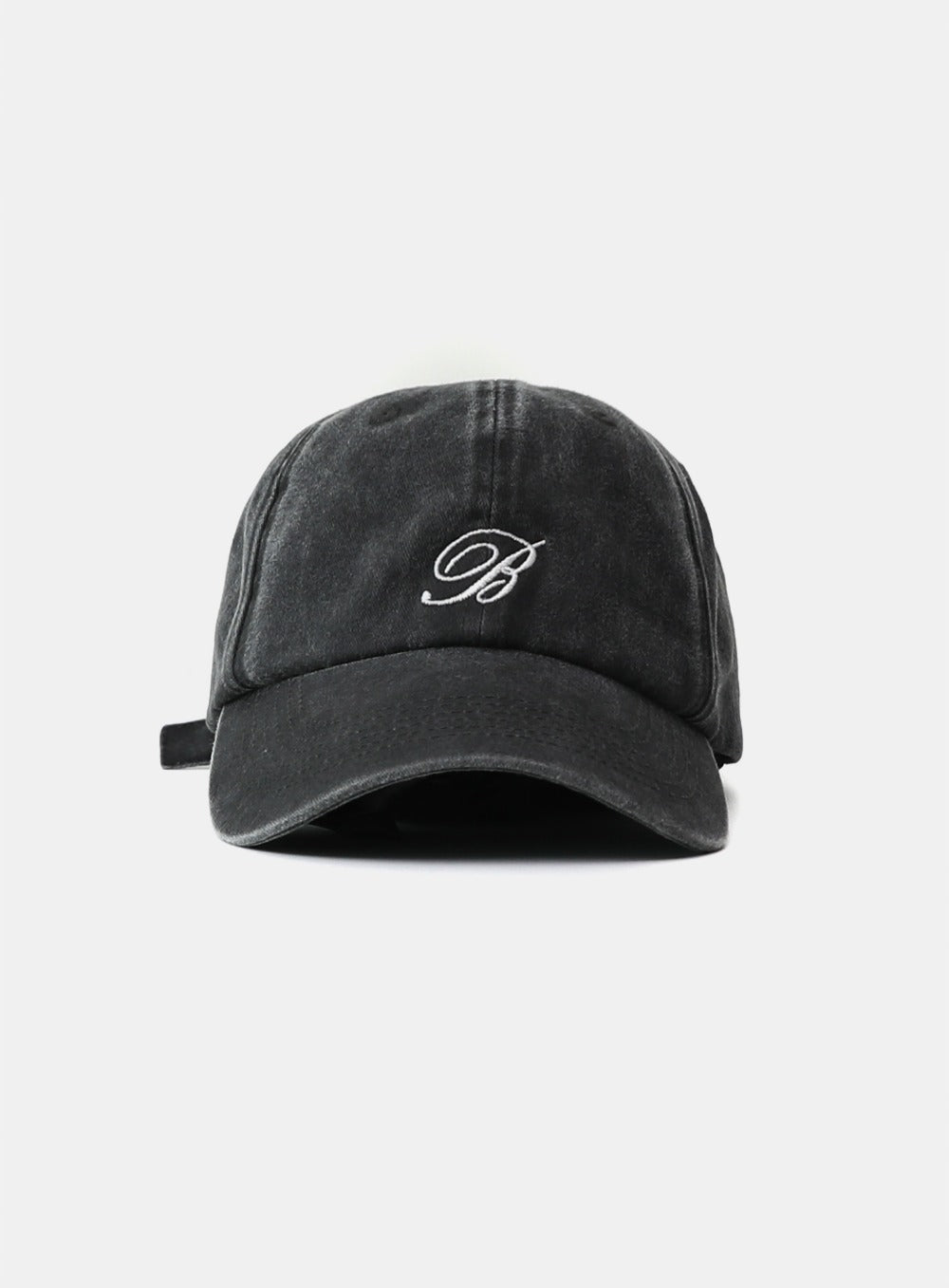 Badblood Washed Classic Mini Logo Ball Cap - Black