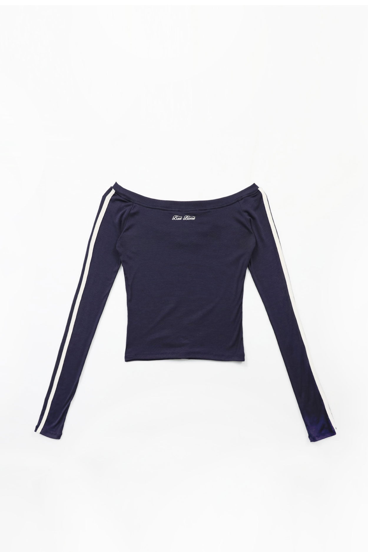 Badblood Barbara off-shoulder Top Navy
