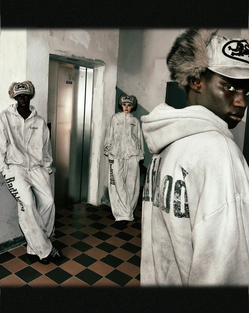 Badblood Sun Faded 2 Jogger - White