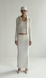 Badblood Beyond Soft Hood Zip-Up Slim Fit - Cream