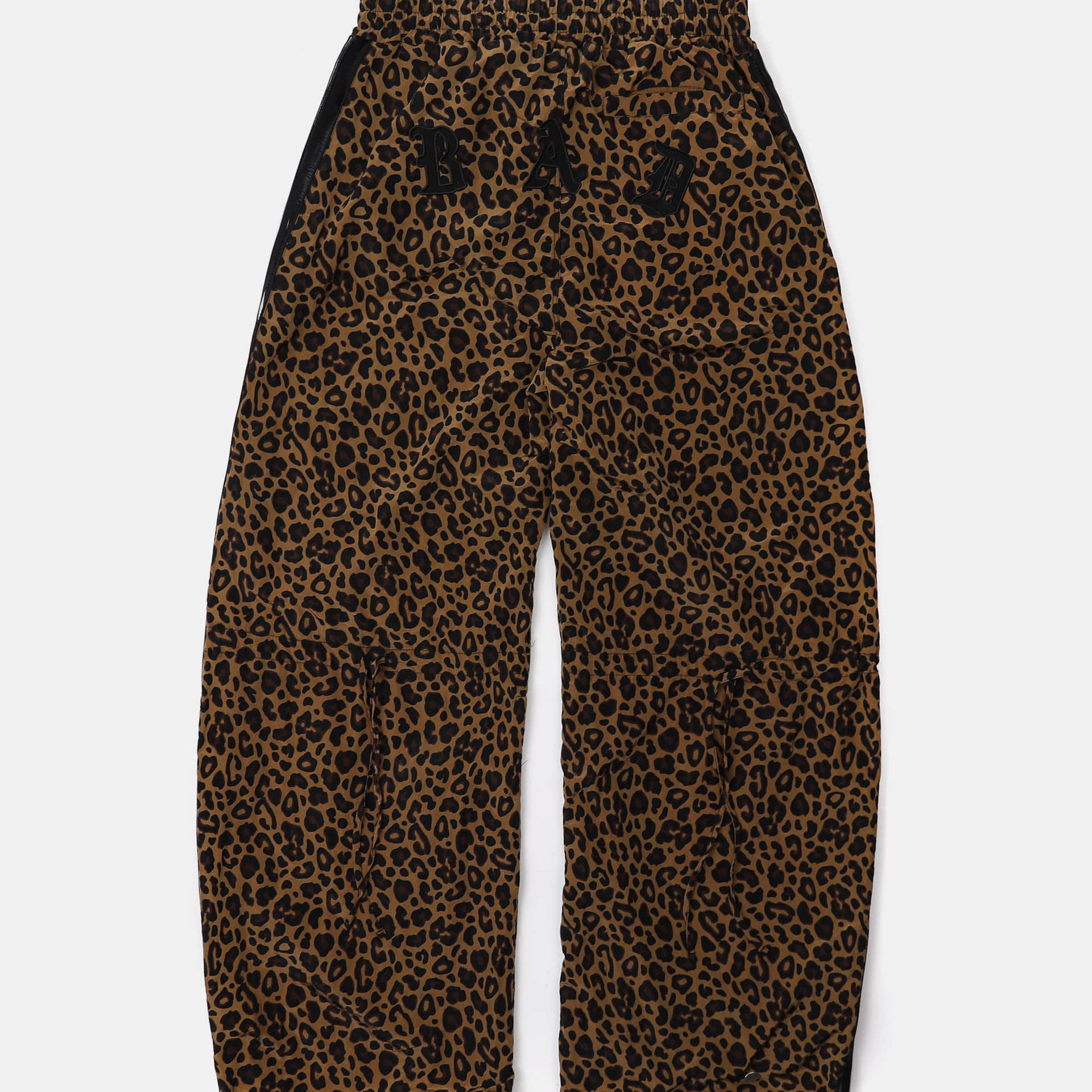 Badblood Mystic Billy Nylon Jogger - Brown Leopard