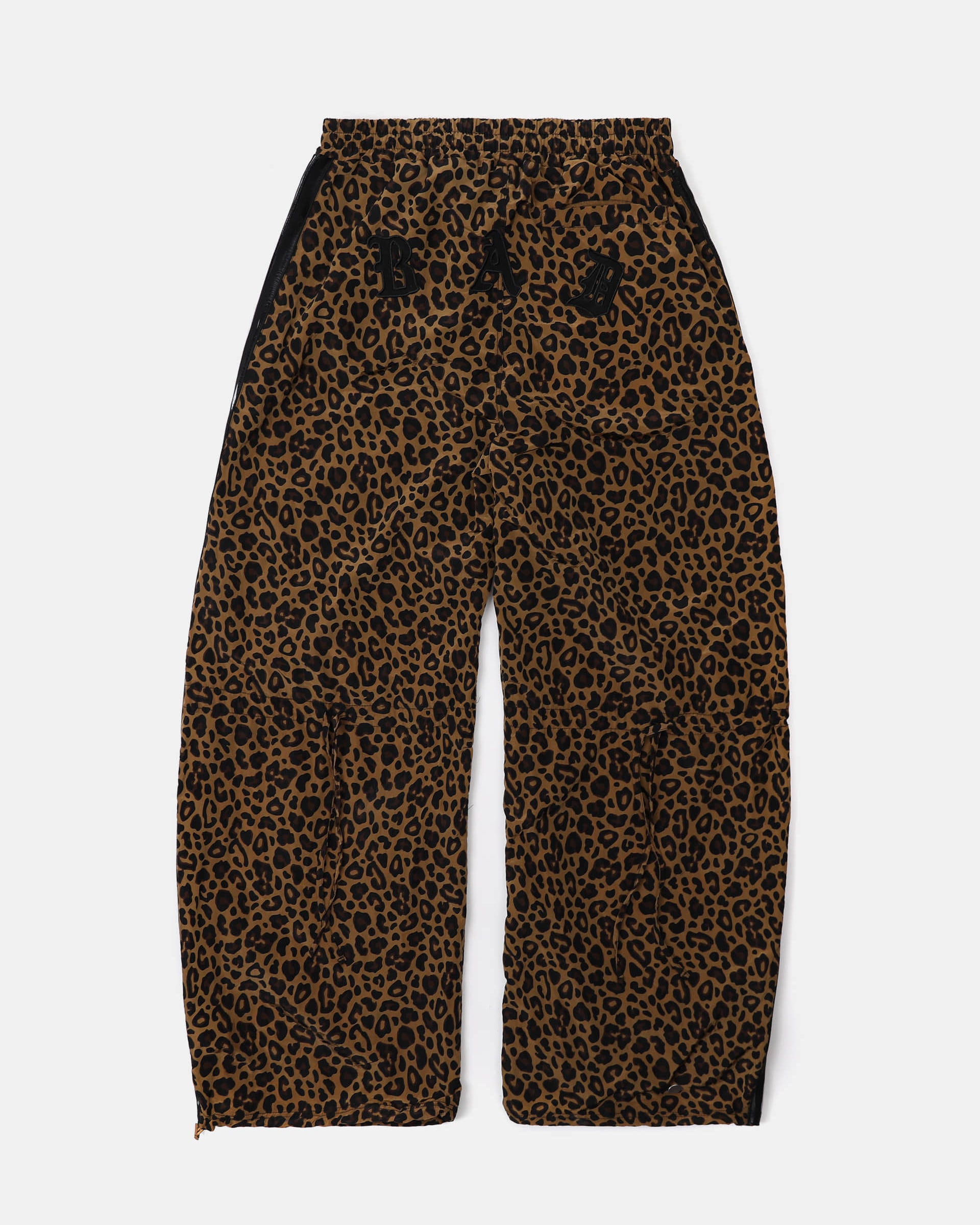 Badblood Mystic Billy Nylon Jogger - Brown Leopard