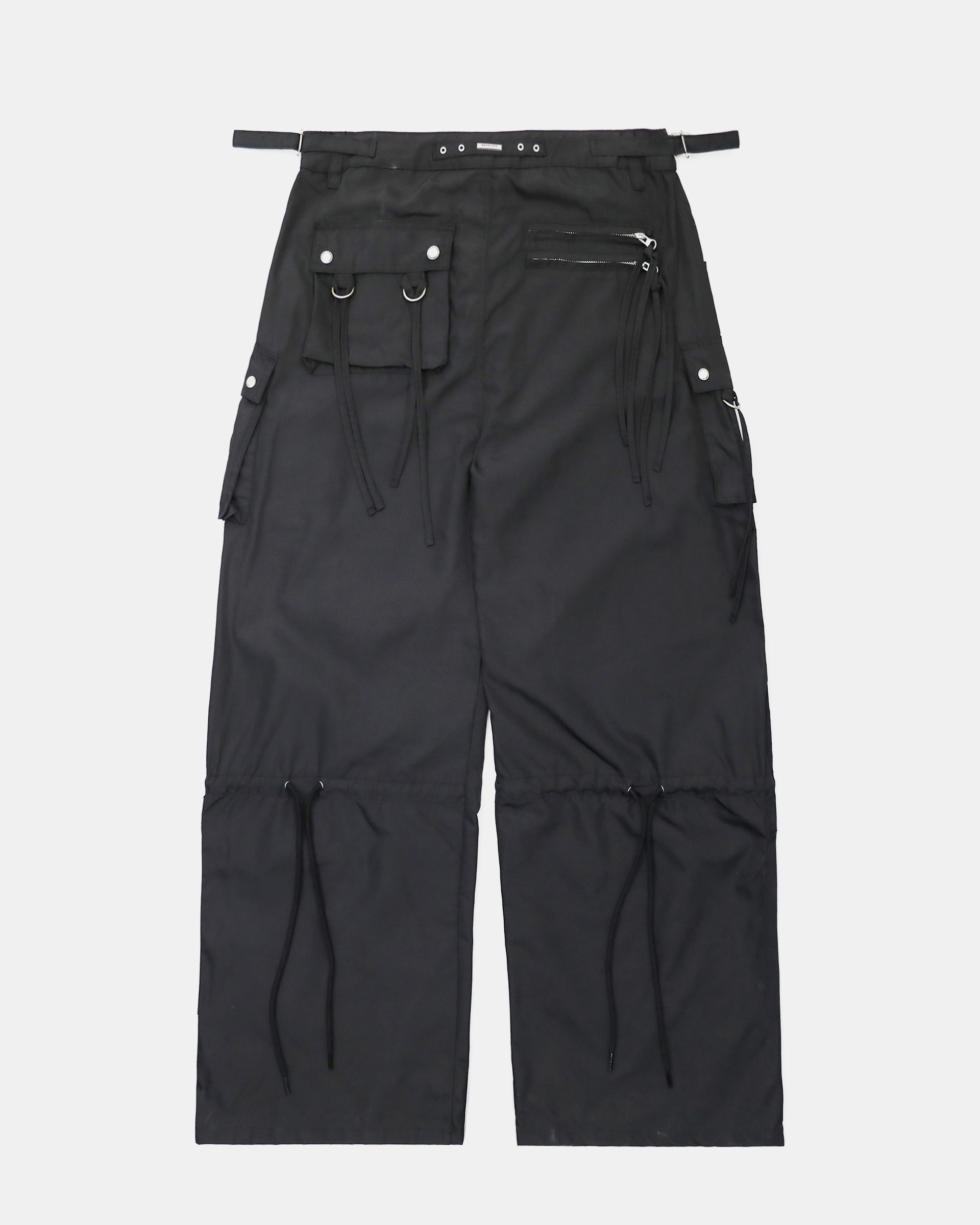 Badblood Squad Nylon Cargo Pants Black