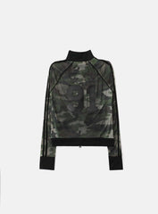 Badblood Vintage Club Track Zip-Up Green Camo