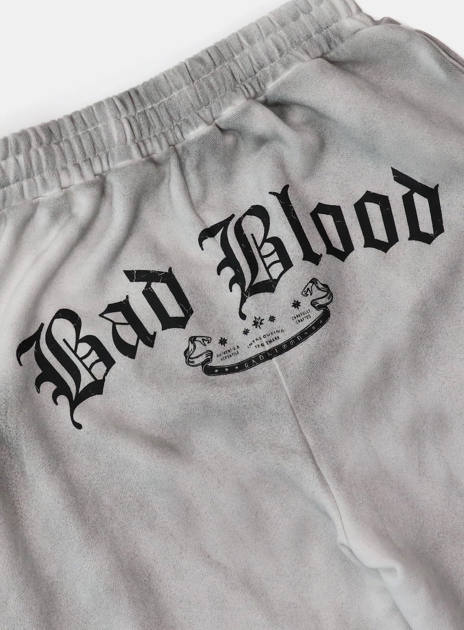 Badblood Mystic Patch Bermuda Pants - Washed White