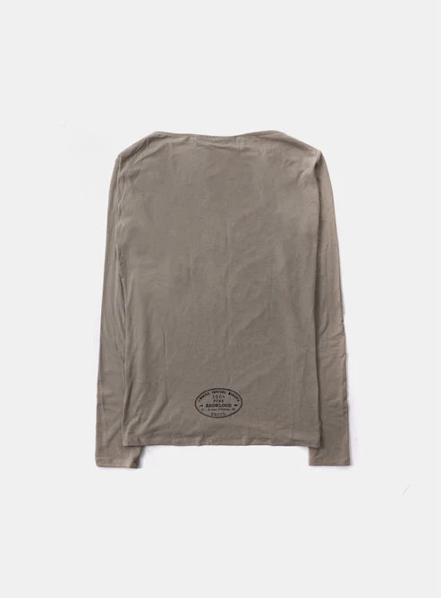 Badblood KEEP SLEEPING Boat Neck Loose Fit Tee - Sand