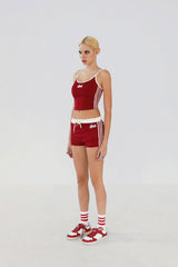 Badblood Wendy Spaghetti String Tank Red