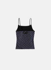Badblood Splash Dot String Tank - Navy