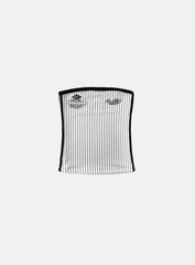 Badblood Classic Logo Stripe Tube Top - White