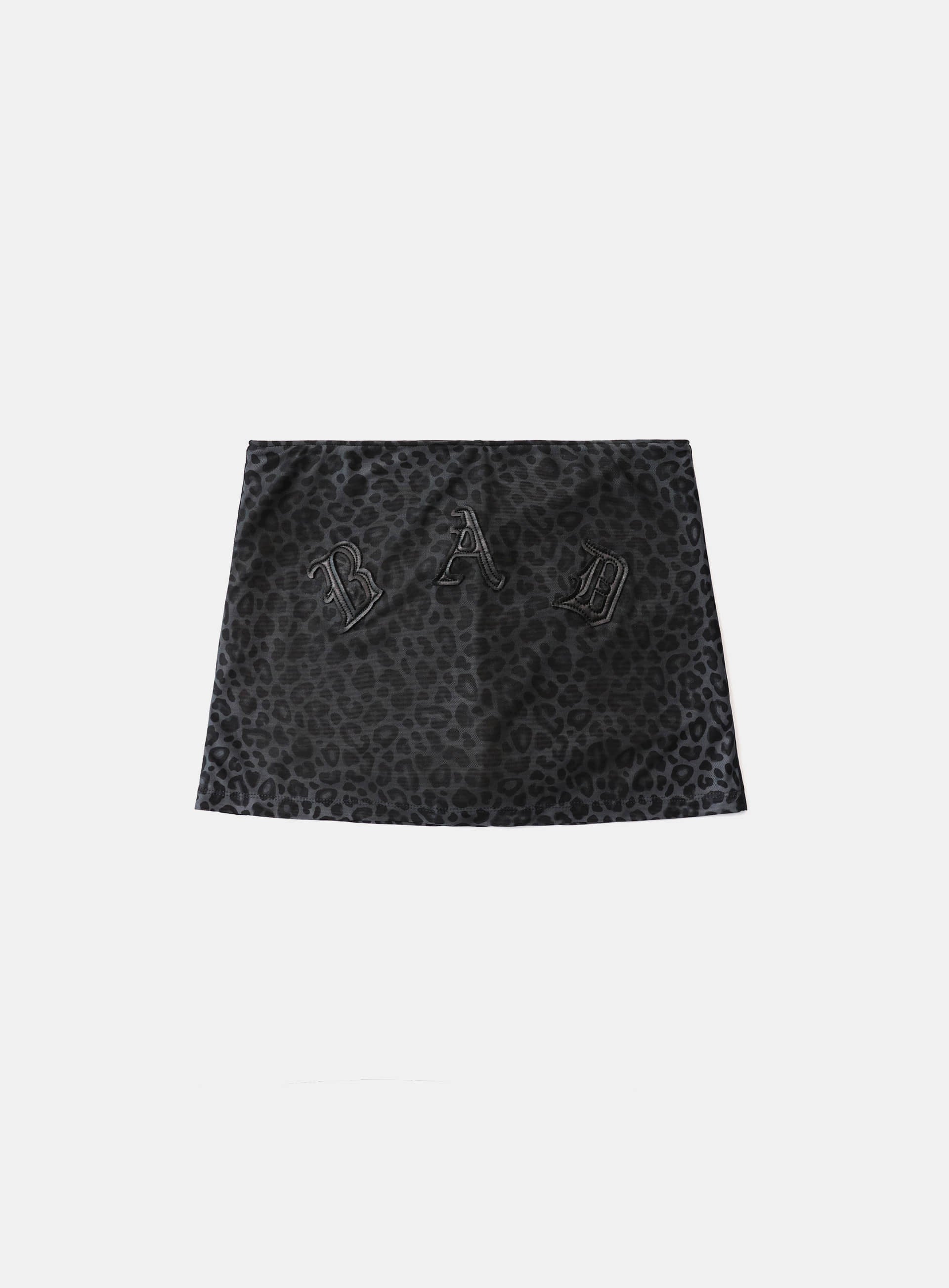 Badblood Mystic Skirt - Black Leopard