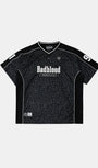 Badblood FON V-Neck Jersey Short Sleeve - Black Leopard