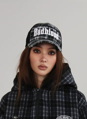 Badblood Born To Be Ball Cap - Check Black