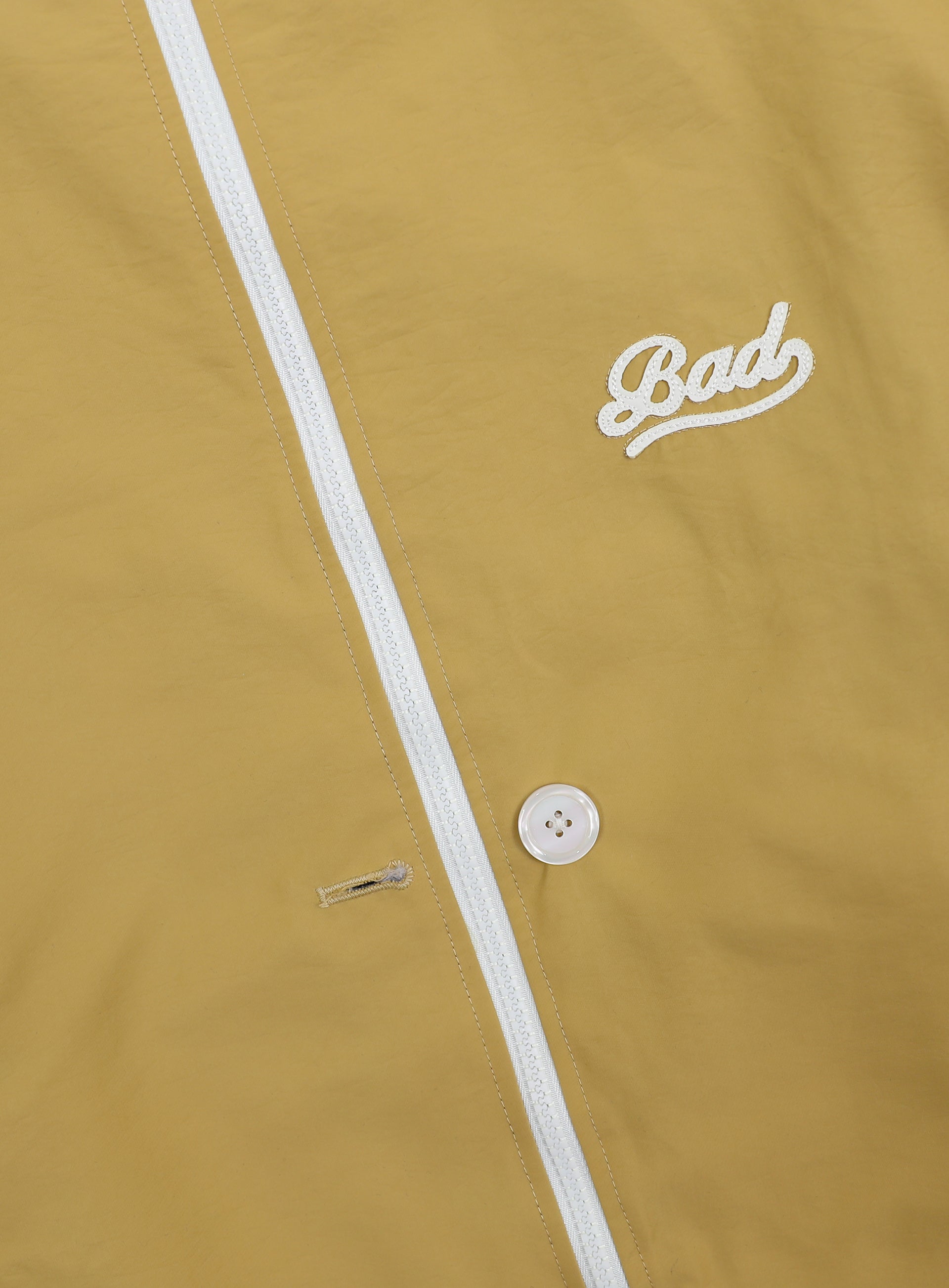 Badblood Reversible Hooded Windbreaker - Plaid Yellow