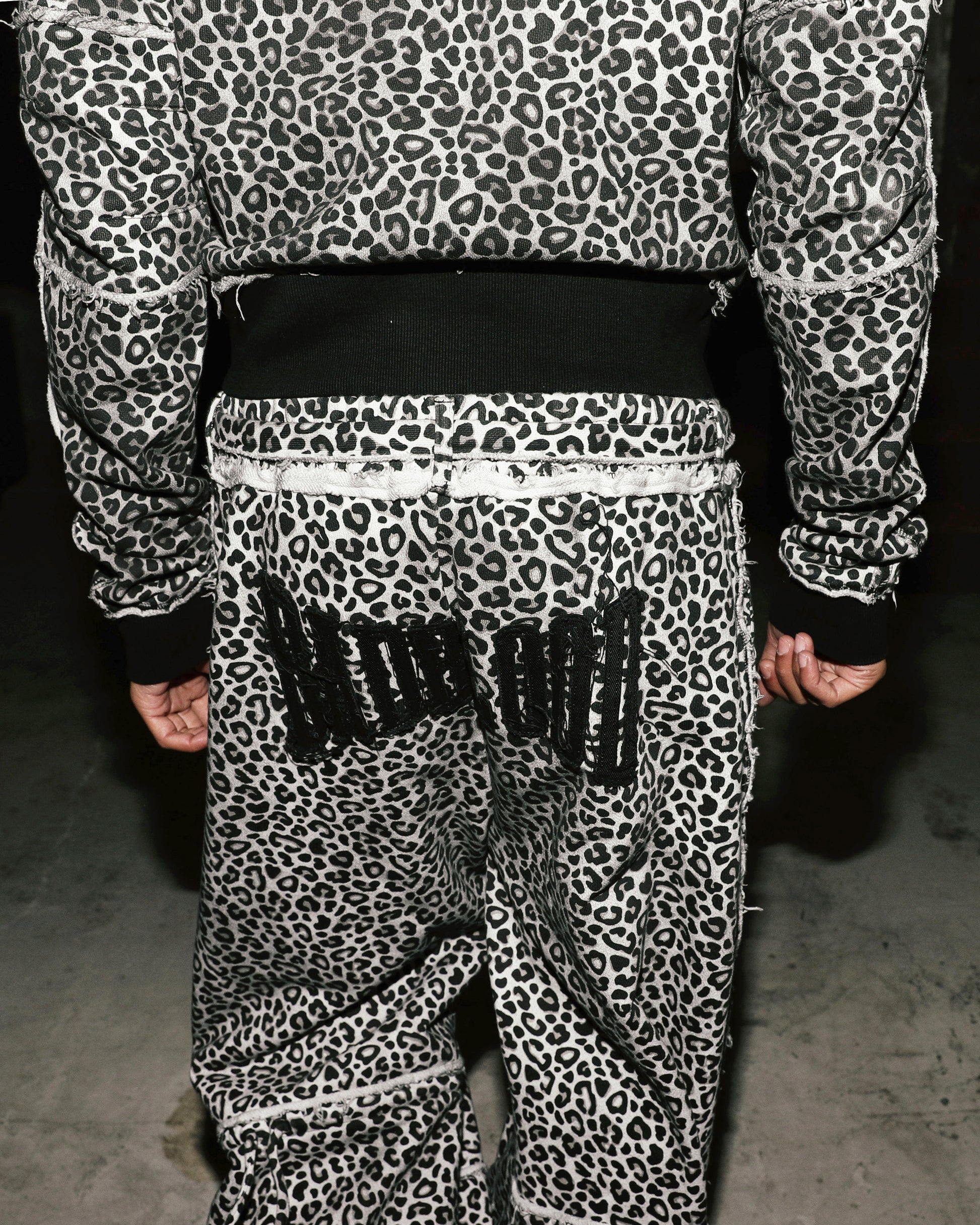 Badblood Low Edge Convex Jogger - White Leopard