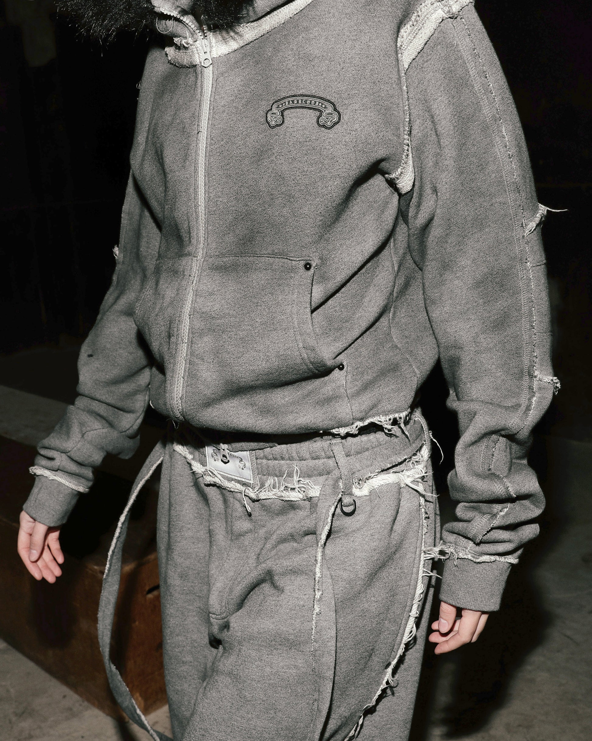 Badblood Low Edge Convex Jogger - Washed Gray