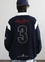 Badblood Saint Blood Rugby Shirt - Navy