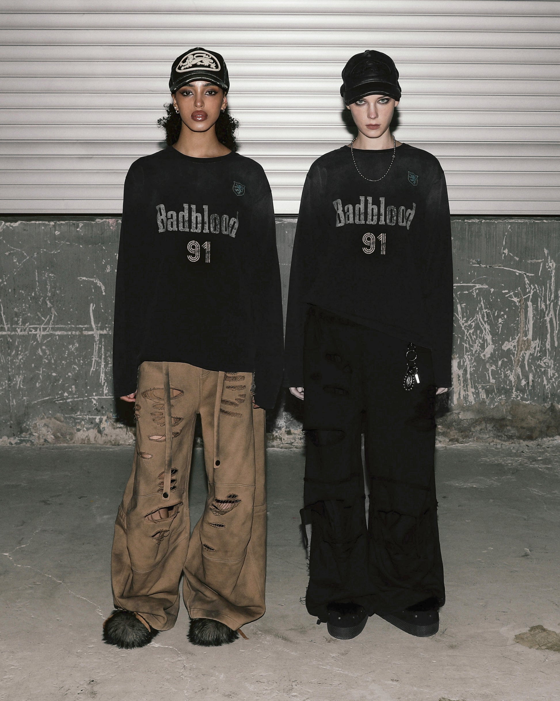 Badblood Sun Faded 2 Long Sleeve - Black