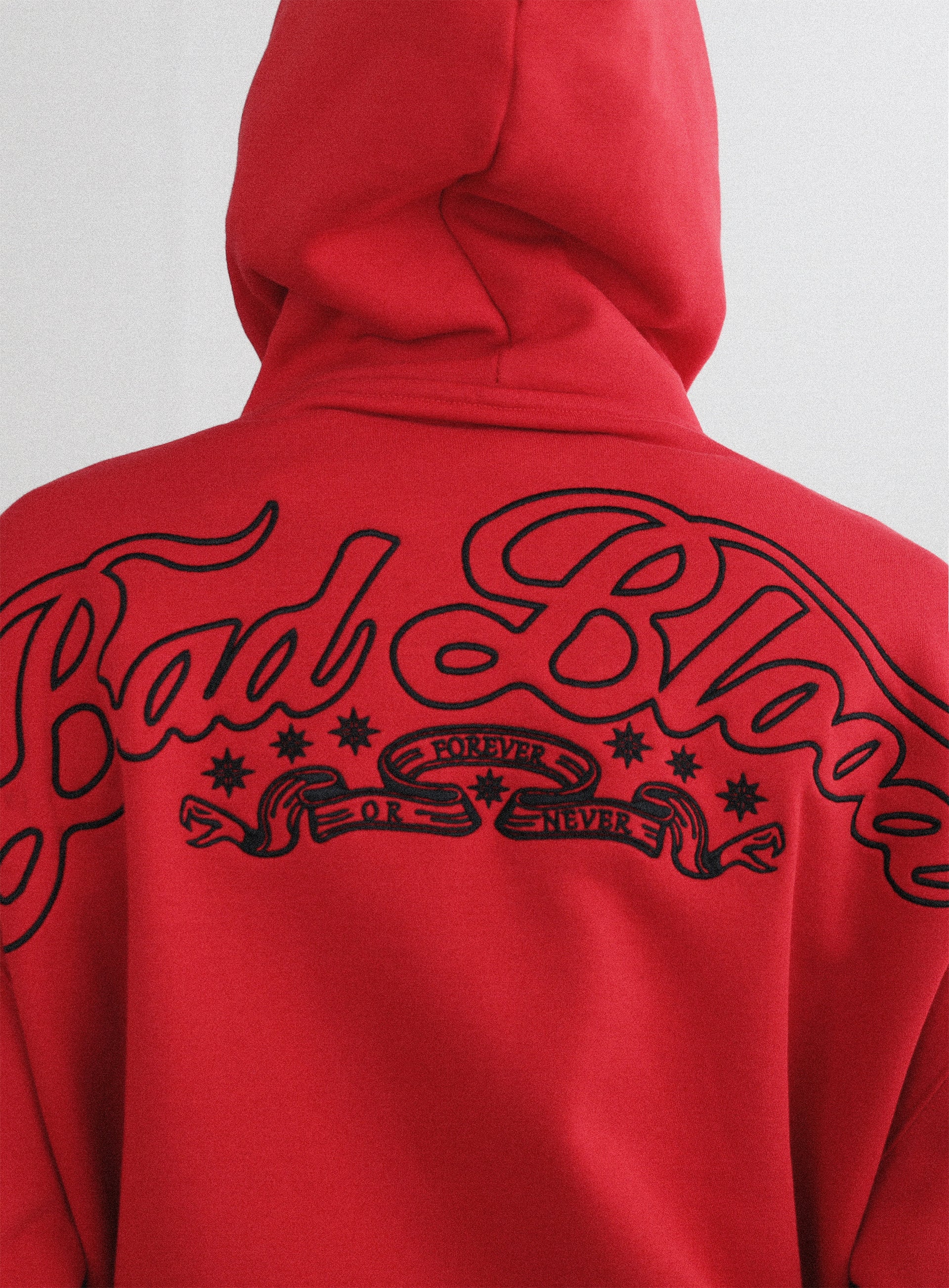 Badblood Mystic Capsule Hooded Zip-Up - Red