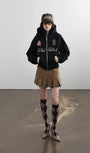 Badblood  Royal Classic Hooded Zip-Up - Black