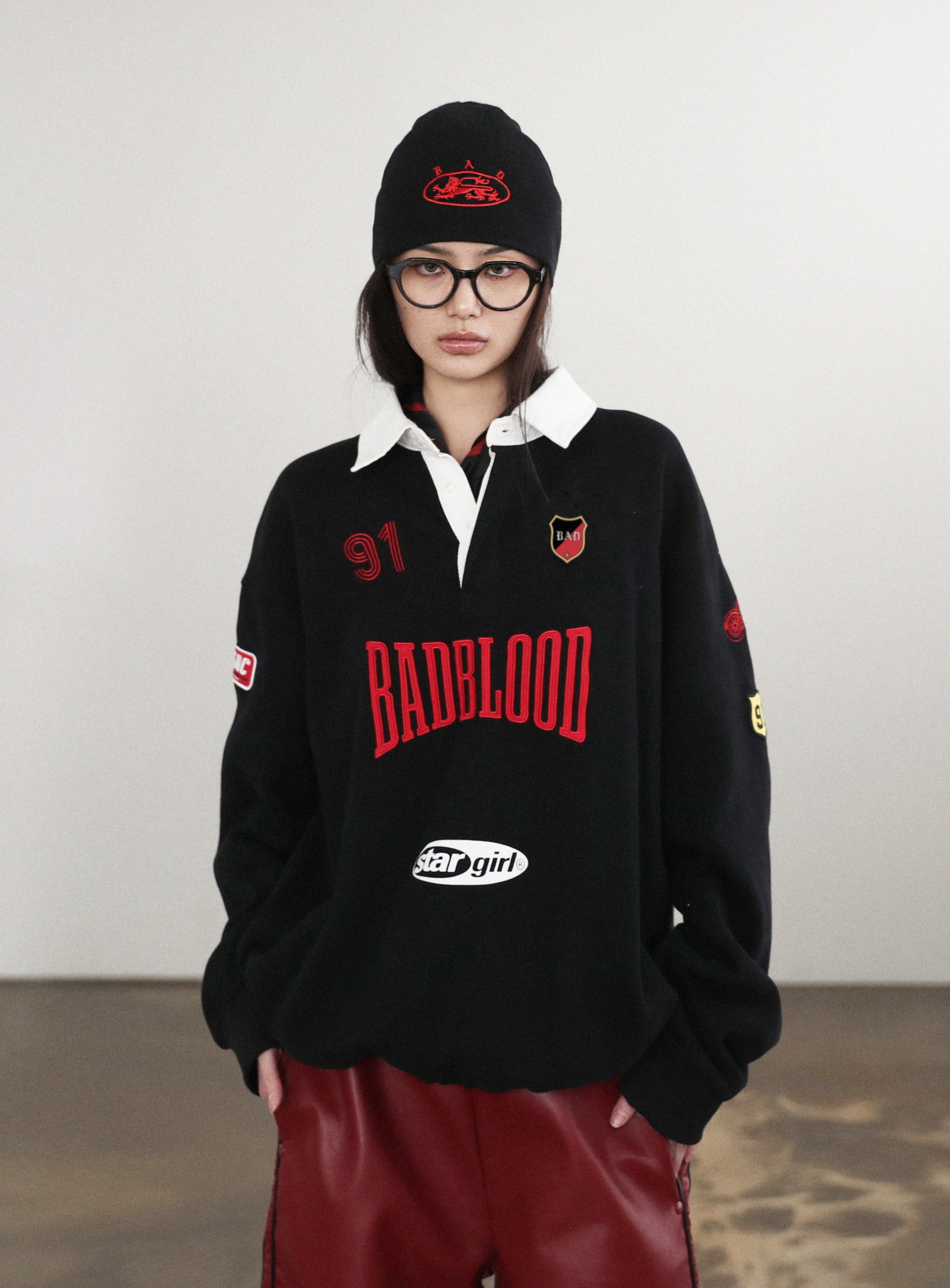 Badblood Mystic Capsule Rugby Sweatshirt Black