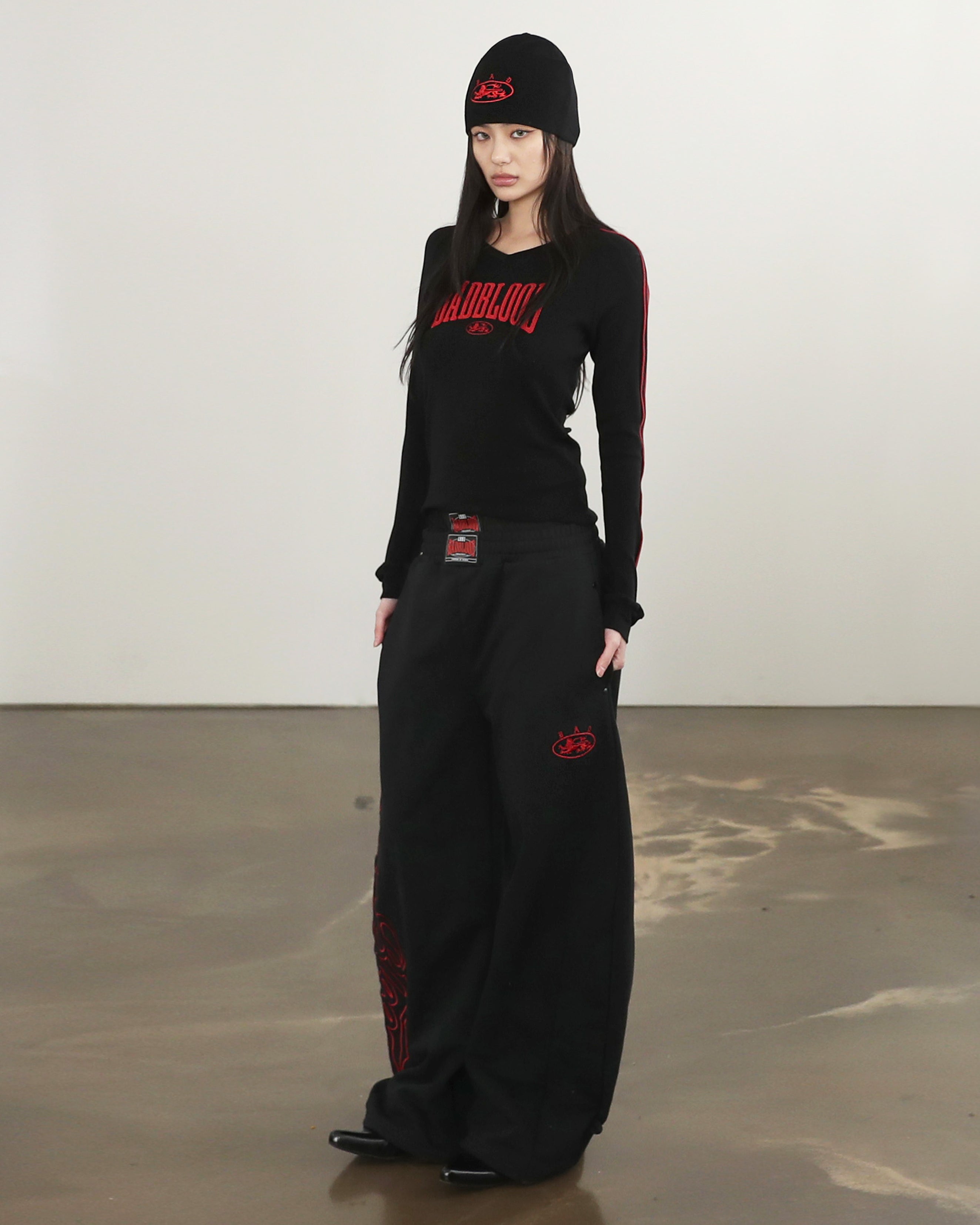 Badblood Mystic Capsule 2 Way Curved Jogger Trousers - Black