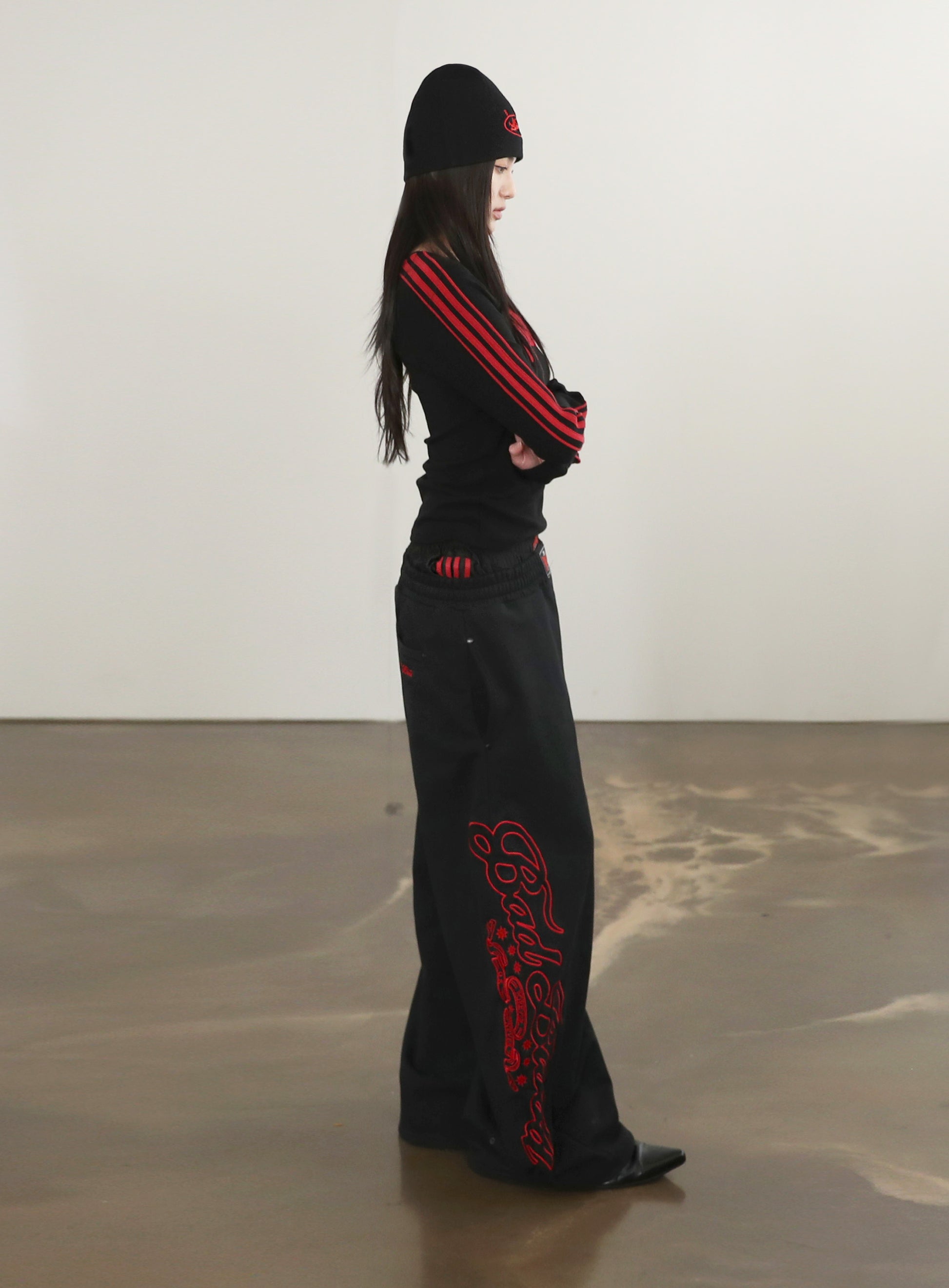 Badblood Mystic Capsule 2 Way Curved Jogger Trousers - Black