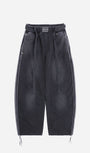 Badblood  Billy Washed Denim Sweatpants Black