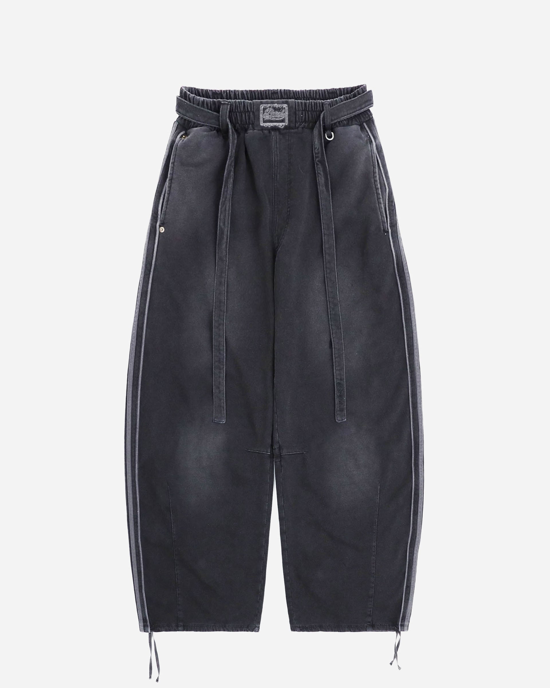 Badblood  Billy Washed Denim Sweatpants Black