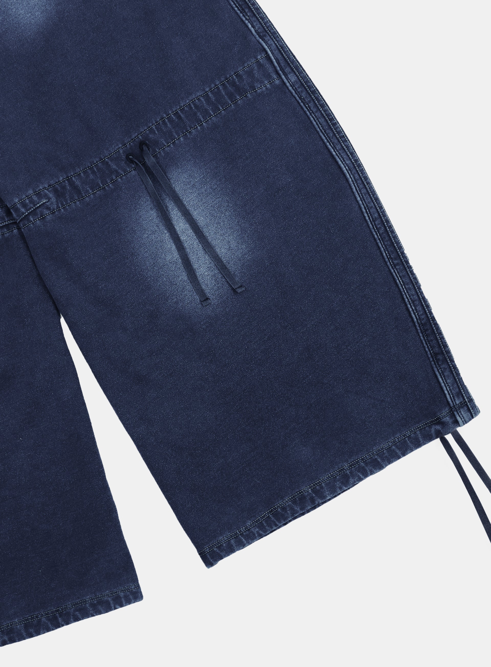 Badblood  Billy Washed Denim Sweatpants Blue