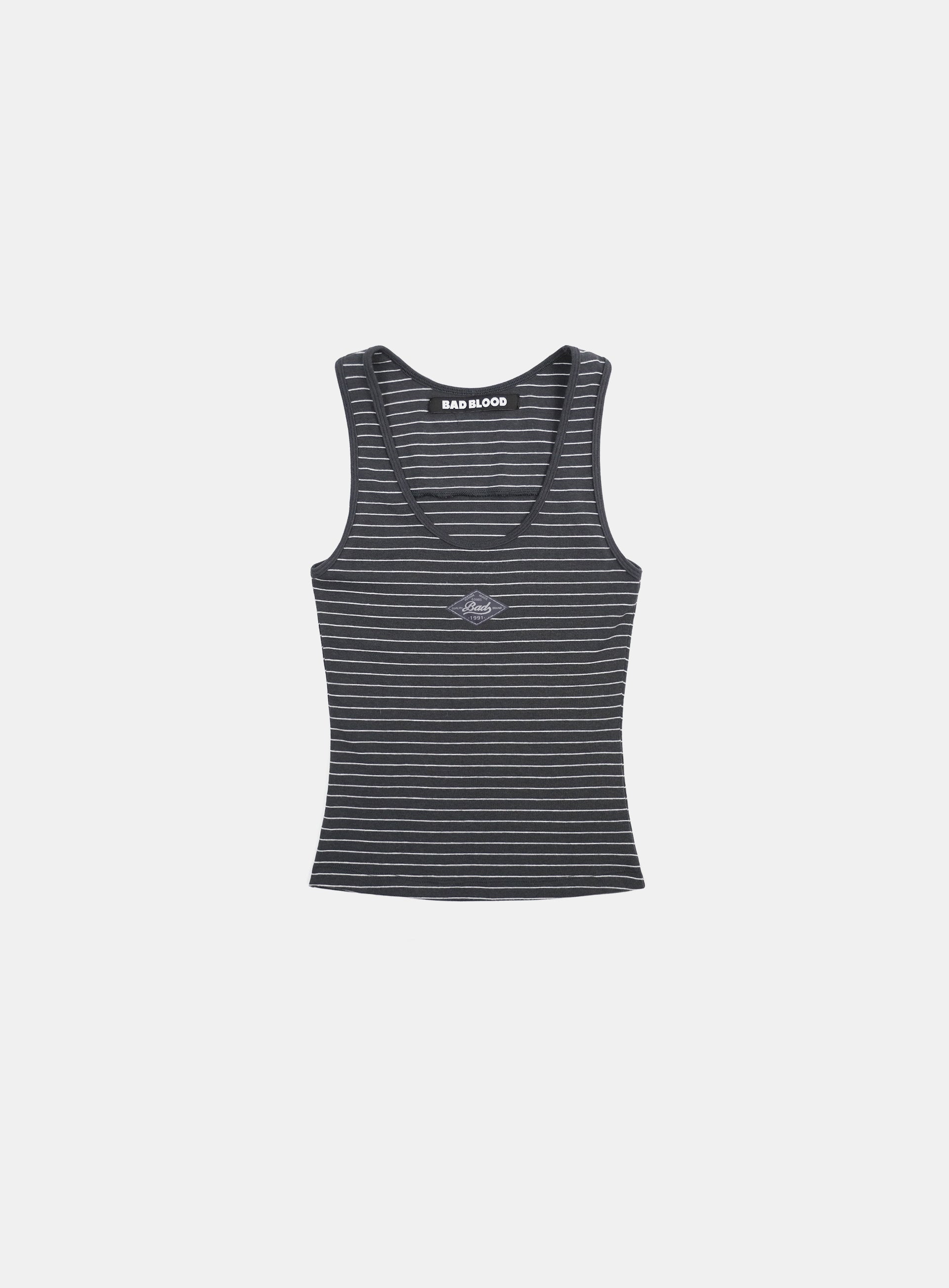 Badblood Beyond Soft Tank 3 Stripe Charcoal