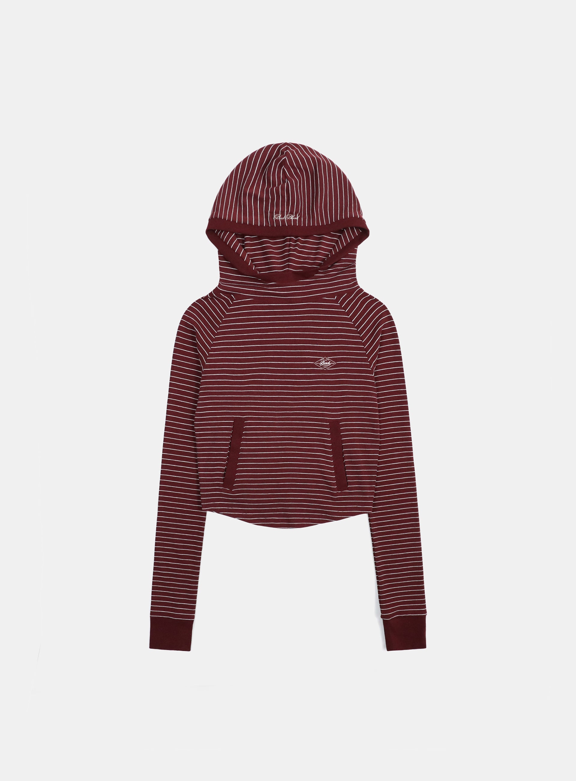 Badblood Beyond Soft Hood Slim Fit Stripe Wine