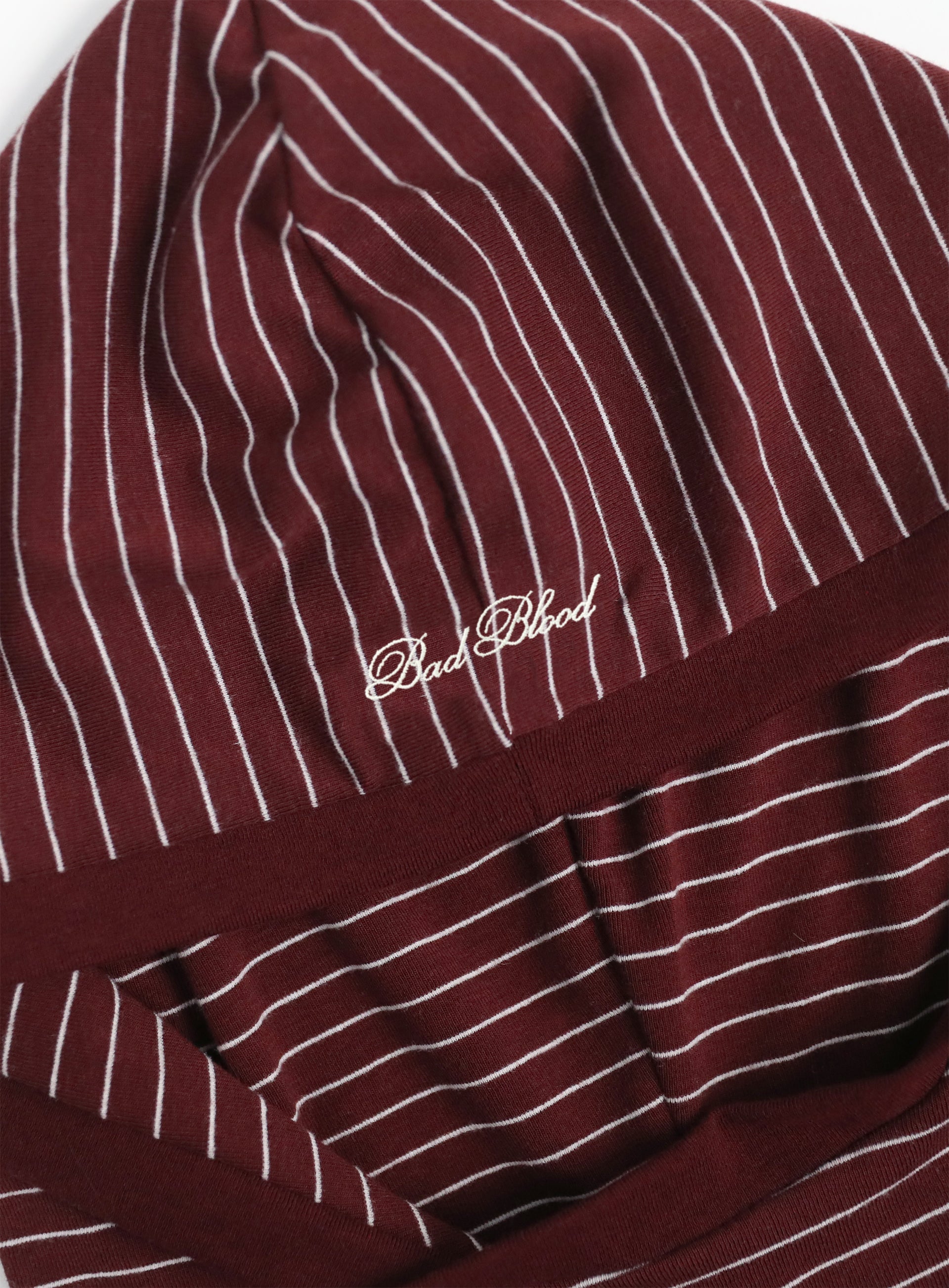 Badblood Beyond Soft Hood Slim Fit Stripe Wine