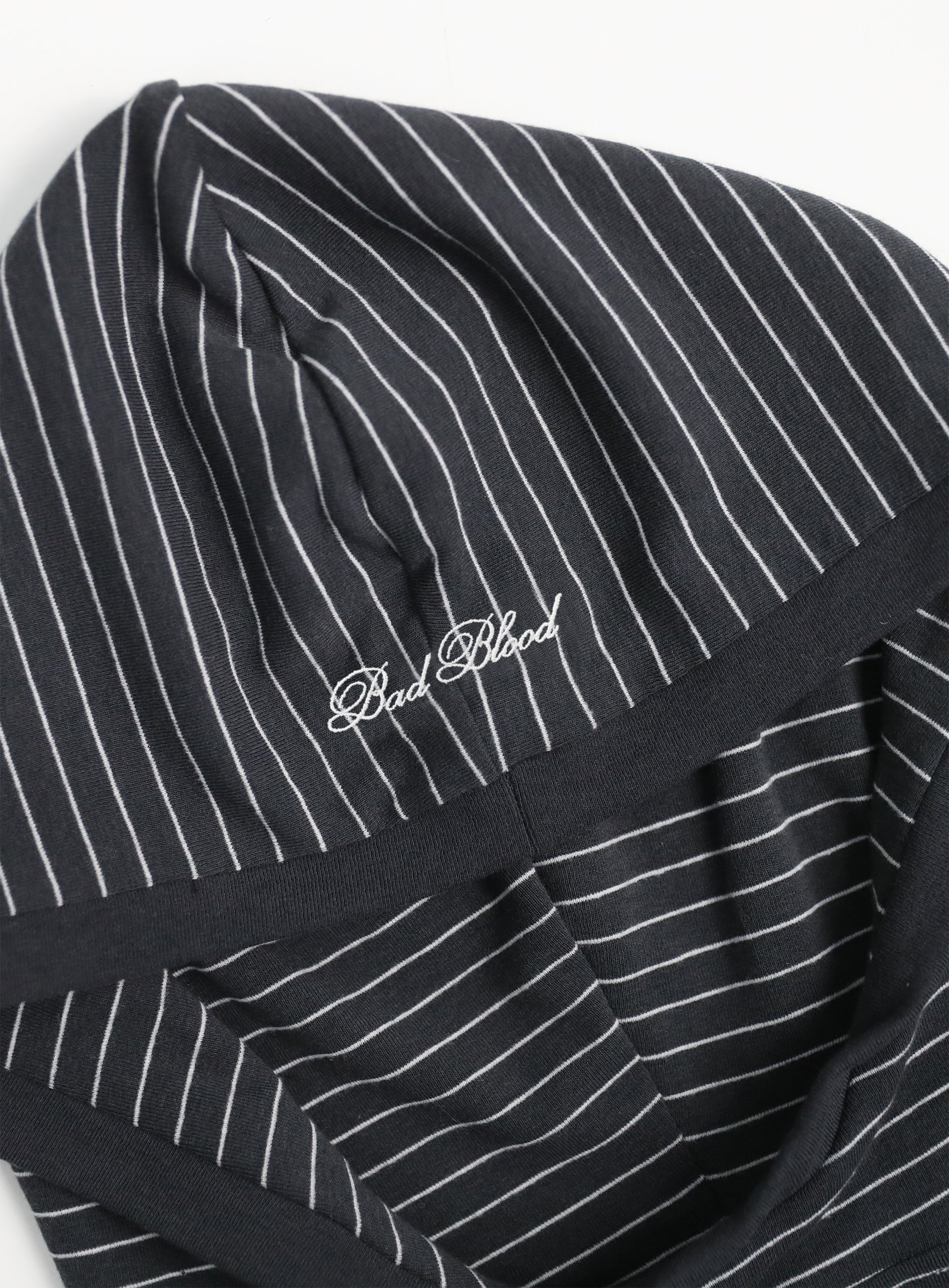 Badblood Beyond Soft Hood Slim Fit Stripe Charcoal