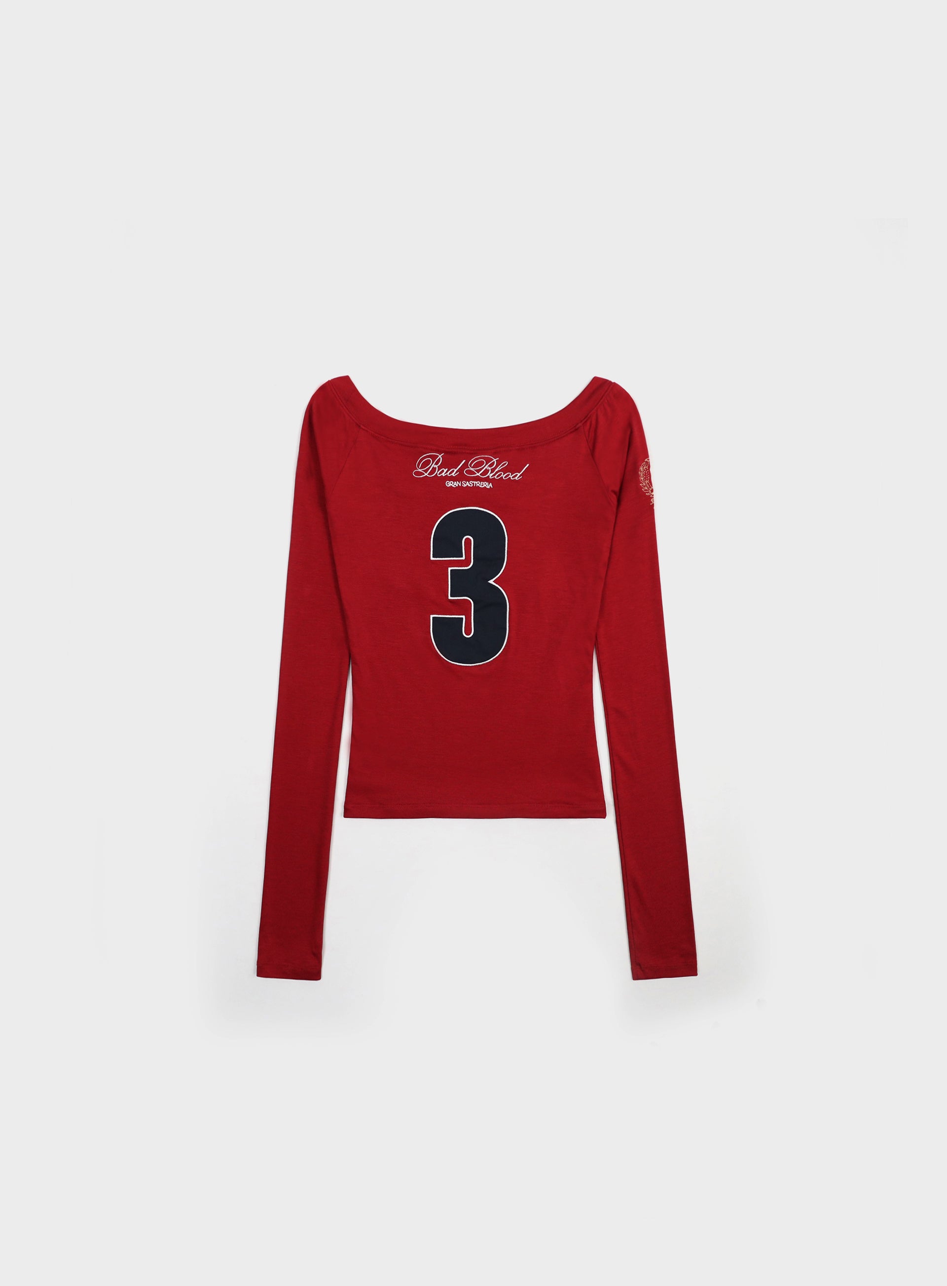 Badblood Saint Blood Off Shoulder Top Red