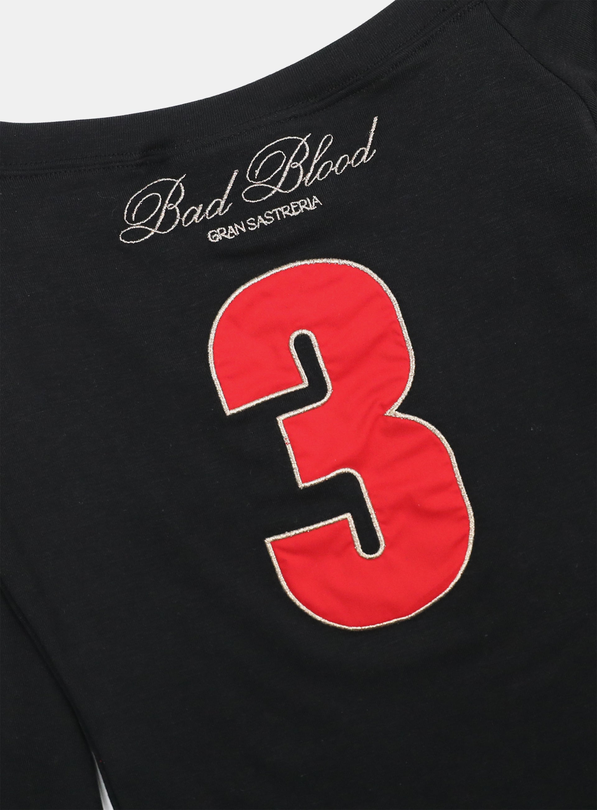 Badblood Royal Classic Off Shoulder Top Black