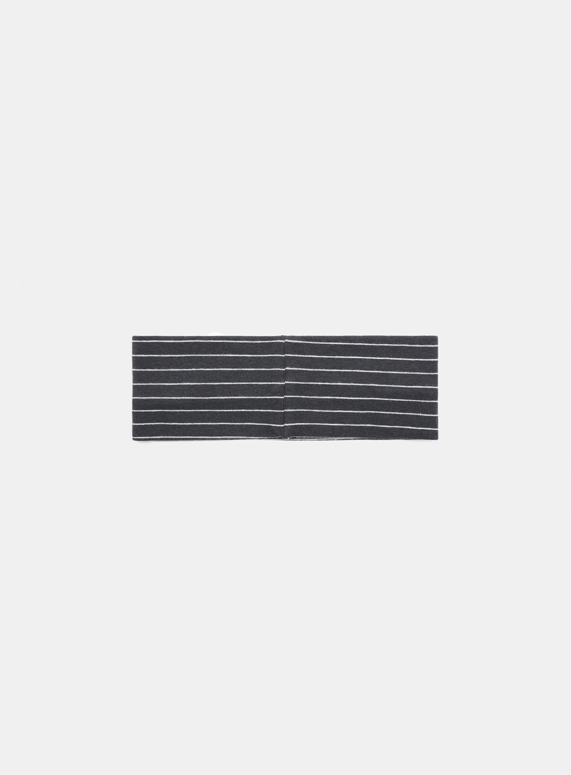 Badblood Beyond Soft Hairband Stripe Charcoal