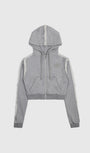 Badblood  Low Edge Hoodie Slim Fit - Grey