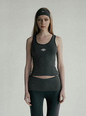 Badblood Beyond Soft Tank 3 Stripe Charcoal